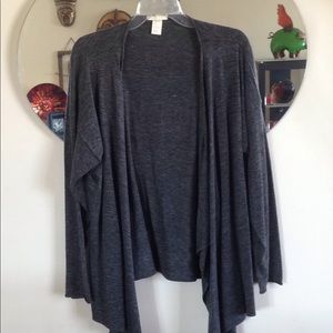 Flowing grey sweater